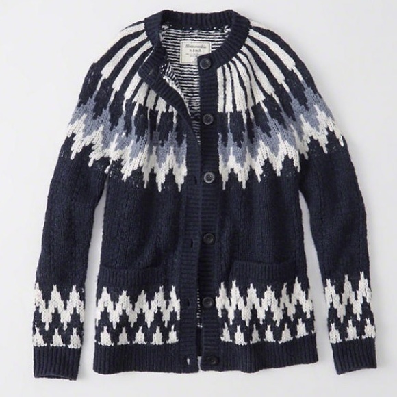 NWT Abercrombie & Fitch Button Up Cardigan Small - Picture 2 of 4